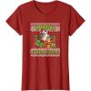 image:imageStar Wars The Force Awakens Christmas Droid To The World TShirtCranberry Red