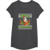 image:imageStar Wars The Force Awakens Christmas Droid To The World TShirtDark Heather Grey