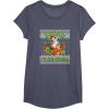 image:imageStar Wars The Force Awakens Christmas Droid To The World TShirtHeather Blue
