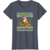 image:imageStar Wars The Force Awakens Christmas Droid To The World TShirtHeather Blue
