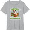 image:imageStar Wars The Force Awakens Christmas Droid To The World TShirtHeather Grey