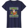 image:imageStar Wars The Force Awakens Christmas Droid To The World TShirtNavy Blue