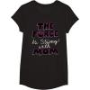 image:imageStar Wars The Force is Strong with Mom Rebel Icon TShirt TShirtBlack