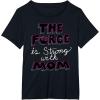 image:imageStar Wars The Force is Strong with Mom Rebel Icon TShirt TShirtBlack