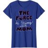 image:imageStar Wars The Force is Strong with Mom Rebel Icon TShirt TShirtRoyal Blue