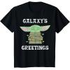 image:imageStar Wars The Mandalorian Christmas Child Galaxys Greetings TShirtBlack