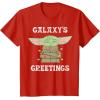 image:imageStar Wars The Mandalorian Christmas Child Galaxys Greetings TShirtRed
