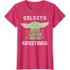 image:imageStar Wars The Mandalorian Christmas Child Galaxys Greetings TShirtRed Heather