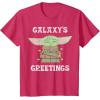 image:imageStar Wars The Mandalorian Christmas Child Galaxys Greetings TShirtRed Heather