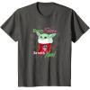 image:imageStar Wars The Mandalorian Christmas Grogu Merry Force TShirtAsphalt Grey