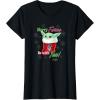 image:imageStar Wars The Mandalorian Christmas Grogu Merry Force TShirtBlack