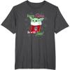 image:imageStar Wars The Mandalorian Christmas Grogu Merry Force TShirtDark Heather Grey
