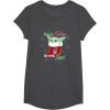 image:imageStar Wars The Mandalorian Christmas Grogu Merry Force TShirtDark Heather Grey