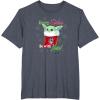 image:imageStar Wars The Mandalorian Christmas Grogu Merry Force TShirtHeather Blue