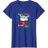 image:imageStar Wars The Mandalorian Christmas Grogu Merry Force TShirtRoyal Blue