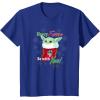 image:imageStar Wars The Mandalorian Christmas Grogu Merry Force TShirtRoyal Blue