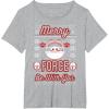 image:imageStar Wars The Mandalorian Christmas Merry Force Be With You TShirtHeather Grey