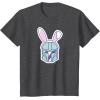 image:imageStar Wars The Mandalorian Cute Pastel Easter Bunny TShirtDark Heather Grey