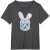 image:imageStar Wars The Mandalorian Cute Pastel Easter Bunny TShirtDark Heather Grey