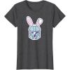 image:imageStar Wars The Mandalorian Cute Pastel Easter Bunny TShirtDark Heather Grey