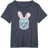 image:imageStar Wars The Mandalorian Cute Pastel Easter Bunny TShirtHeather Blue