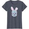 image:imageStar Wars The Mandalorian Cute Pastel Easter Bunny TShirtHeather Blue