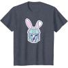 image:imageStar Wars The Mandalorian Cute Pastel Easter Bunny TShirtHeather Blue