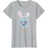 image:imageStar Wars The Mandalorian Cute Pastel Easter Bunny TShirtHeather Grey