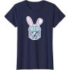 image:imageStar Wars The Mandalorian Cute Pastel Easter Bunny TShirtNavy Blue