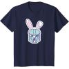 image:imageStar Wars The Mandalorian Cute Pastel Easter Bunny TShirtNavy Blue