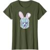 image:imageStar Wars The Mandalorian Cute Pastel Easter Bunny TShirtOlive Green