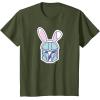 image:imageStar Wars The Mandalorian Cute Pastel Easter Bunny TShirtOlive Green