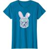 image:imageStar Wars The Mandalorian Cute Pastel Easter Bunny TShirtSapphire Blue