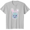 image:imageStar Wars The Mandalorian Cute Pastel Easter Bunny TShirtSilver Grey