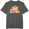 image:imageStar Wars The Mandalorian Grogu Cute Happy Easter Friends TShirtAsphalt Grey