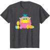 image:imageStar Wars The Mandalorian Grogu Cute Happy Easter Friends TShirtDark Heather Grey