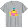 image:imageStar Wars The Mandalorian Grogu Cute Happy Easter Friends TShirtHeather Grey