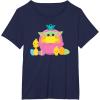 image:imageStar Wars The Mandalorian Grogu Cute Happy Easter Friends TShirtNavy Blue