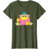 image:imageStar Wars The Mandalorian Grogu Cute Happy Easter Friends TShirtOlive Green