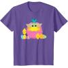 image:imageStar Wars The Mandalorian Grogu Cute Happy Easter Friends TShirtPurple Heather