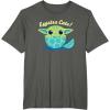 image:imageStar Wars The Mandalorian Grogu Eggstra Cute Easter TShirtAsphalt Grey