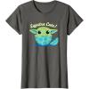 image:imageStar Wars The Mandalorian Grogu Eggstra Cute Easter TShirtAsphalt Grey