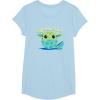 image:imageStar Wars The Mandalorian Grogu Eggstra Cute Easter TShirtBaby Blue