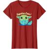 image:imageStar Wars The Mandalorian Grogu Eggstra Cute Easter TShirtCranberry Red
