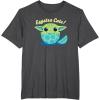 image:imageStar Wars The Mandalorian Grogu Eggstra Cute Easter TShirtDark Heather Grey