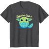 image:imageStar Wars The Mandalorian Grogu Eggstra Cute Easter TShirtDark Heather Grey