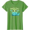 image:imageStar Wars The Mandalorian Grogu Eggstra Cute Easter TShirtGrass Green
