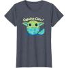 image:imageStar Wars The Mandalorian Grogu Eggstra Cute Easter TShirtHeather Blue