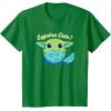 image:imageStar Wars The Mandalorian Grogu Eggstra Cute Easter TShirtKelly Green