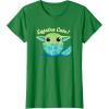 image:imageStar Wars The Mandalorian Grogu Eggstra Cute Easter TShirtKelly Green